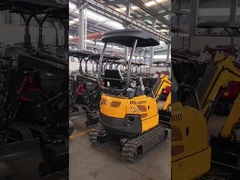 हाइड्रोलिक क्रॉलर खुदाई मशीन 0.8-2 टन मिनी डीजल EPA यूरो 5 इंजन और 2.1m3 बाल्टी क्षमता के साथ